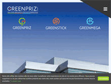 Tablet Screenshot of greenpriz.com